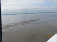 Nordsee 2017 (193)  QUerabflug Piste 10, das Wasser ist zum große Teil weg bei Ebbe